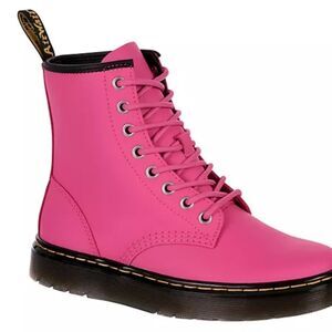 Dr. Martens Zavala Thrift Combat Boot- Thrift Pink